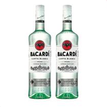 Kit com 2 - Rum Branco Bacardi Superior Carta Blanca 700ml
