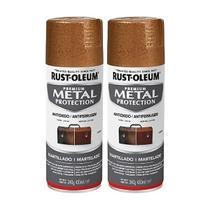 Kit com 2 rust-oleum metal protection martelado cobre