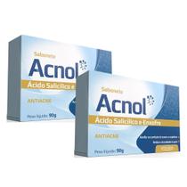 Kit Com 2 Sabonete Antiacne Acnol Arte Nativa 90g