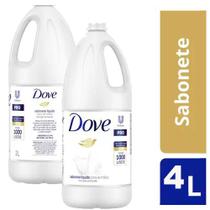 Kit com 2 Sabonete Liquido DOVE Nutrição Profunda Unilever Pro - 2L