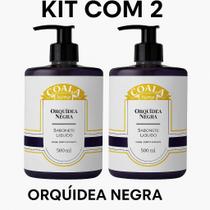 Kit com 2 sabonetes líquidos coala orquídea negra 500 ml