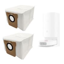 Kit com 2 Sacos Coletores de Pó Compatíveis com Xiaomi Robot Vacuum X10, X10 Plus e X20 Plus Filtro saco