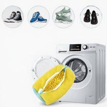 Kit com 2 sacos lavagem de tênis sapatos na máquina de lavar