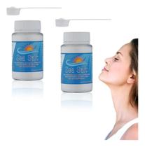 Kit Com 2 Sal Sem Iodo Ultrafino Para Lavagem Nasal 100g