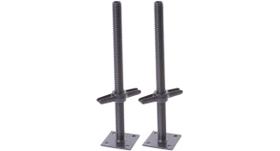 Kit com 2 Sapata Ajustável para Andaime - Metalpama Kit com 2 Sapata Ajustável para Andaime - Metalpama