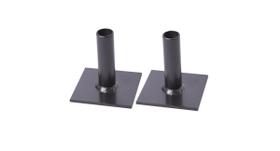 Kit com 2 Sapata Simples Fixa para Andaime - Metalpama