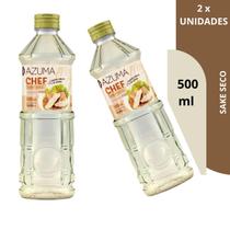 Kit com 2 SAQUÊ SECO CULINÁRIO AZUMA CHEF GARRAFA 500ML