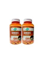 Kit com 2 Semente de Abóbora 120 Cápsulas 500mg Nutrilife Kit com 2 Semente de Abóbora 120 Cápsulas 500mg Nutrilife