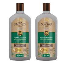 Kit Com 2 Shampoo Antiqueda Fortalecedor 415ml Tío Nacho - Tio Nacho