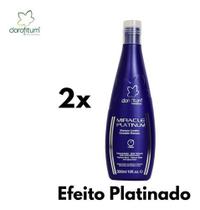 Kit Com 2 Shampoo Corretivo - Miracle Platinum Clorofitum
