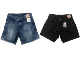 Kit Com 2 Shorts Feminino Juvenil