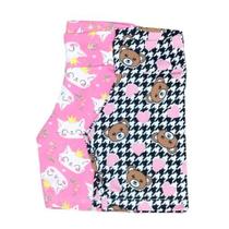 Kit Com 2 SHORTS Legging Suplex Moda Infantil Desenhos Kit Com 2 SHORTS Legging Suplex Moda Infantil Desenhos