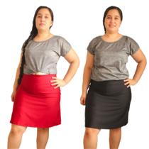 Kit com 2 shorts saia plus size para academia moda evangélica suplex Flor do Cerrado Kit com 2 shorts saia plus size para academia moda evangélica suplex Flor do Cerrado