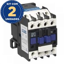 Kit com 2 Soprano Contator 9a 1na Cs(t)-009-10-220v