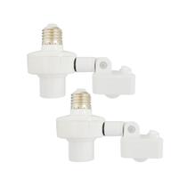Kit com 2 Soquetes para Lâmpada com Sensor de Movimento E26/E27 110-240 V Kit com 2 Soquetes para Lâmpada com Sensor de Movimento E26/E27 110-240 V