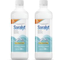 Kit com 2 Soralyt Reidratante Líquido 450ml Minerais e Carboidratos, Sabor Original Sobral Kit com 2 Soralyt Reidratante Líquido 450ml Minerais e Carboidratos, Sabor Original Sobral