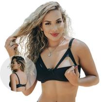 Kit com 2 Soutien Amamentacao Sutia Amamentar Microfibra Gestante Kit com 2 Soutien Amamentacao Sutia Amamentar Microfibra Gestante