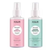 Kit Com 2 Spray Anti Frizz Uso Diário Liso e Cacheado Perfeito 120ml - Poran