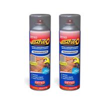 Kit Com 2 Sprays Veda Tudo Emborrachado Impermeabilizante Transparente Dryko 400ml