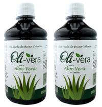 Kit com 2 Suco de Babosa (Aloe Vera) - Limão - Olivos