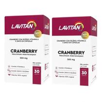 Kit com 2 Suplementos Lavitan Cranberry 30Cps - Cimed