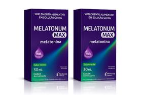 Kit com 2 Suplementos Melatonum Max
