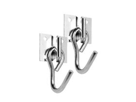 Kit Com 2 Suporte Armador Gancho Para Rede Parafusar Zincado Kit Com 2 Suporte Armador Gancho Para Rede Parafusar Zincado