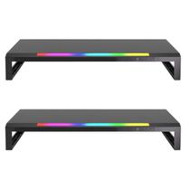 Kit com 2 Suportes Base para Monitor RGB Ajustável Bright