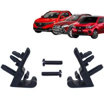 Kit Com 2 Suportes Quebra Sol Strada Mobi Nova Strada 2013 2014 Até 2020