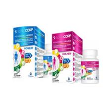 Kit com 2 supracorp mulher 60 caps 2 supracorp homem 60 caps