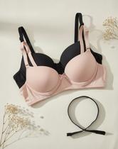 Kit Com 2 Sutiã Infantil Menina Moça Bojo Juvenil Microfibra