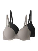 Kit com 2 Sutiãs com Aro e Bojo Liz 51381 Taça C Colorido