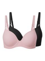 Kit com 2 Sutiãs com Aro e Bojo Liz 51818 Taça B Colorido