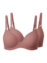 Kit com 2 Sutiãs com Aro e Bojo Liz 51818 Taça B