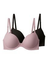 Kit com 2 Sutiãs com Aro e Bojo Push Up Liz 51690 Taça B Colorido Kit com 2 Sutiãs com Aro e Bojo Push Up Liz 51690 Taça B Colorido