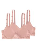 Kit com 2 Sutiãs com Aro e sem Bojo W Triumph Brigitte 24785 Taça B