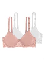 Kit com 2 Sutiãs com Aro e sem Bojo W Triumph Brigitte 24785 Taça B