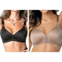 Kit com 2 Sutiãs DeMillus Olimpo Bourbon Kit com 2 Sutiãs DeMillus Olimpo Bourbon