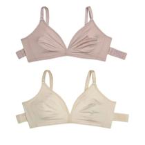 Kit com 2 sutiãs microfibra sem bojo e sem aro Ref.: 40770