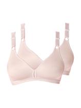Kit com 2 Sutiãs sem Aro e sem Bojo Demillus 61196/61096 Taça B Kit com 2 Sutiãs sem Aro e sem Bojo Demillus 61196/61096 Taça B