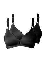 Kit com 2 Sutiãs sem Aro e sem Bojo Demillus 61196/61096 Taça B Kit com 2 Sutiãs sem Aro e sem Bojo Demillus 61196/61096 Taça B