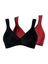 Kit com 2 Sutiãs sem Aro e sem Bojo Olimpo Conforto Demillus 61004 Kit com 2 Sutiãs sem Aro e sem Bojo Olimpo Conforto Demillus 61004