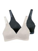 Kit com 2 Sutiãs sem Aro e sem Bojo Olimpo Demillus 61019 Colorido Kit com 2 Sutiãs sem Aro e sem Bojo Olimpo Demillus 61019 Colorido