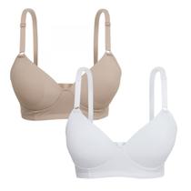 Kit Com 2 Sutiãs Soutien Sutian Com Bojo e Sem Aro - Miss France Kit Com 2 Sutiãs Soutien Sutian Com Bojo e Sem Aro - Miss France