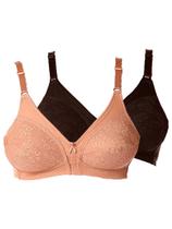 Kit com 2 Sutiãs Sustentação Colonial Demillus 61383/78383 Taça B Colorido Kit com 2 Sutiãs Sustentação Colonial Demillus 61383/78383 Taça B Colorido