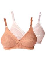 Kit com 2 Sutiãs Sustentação Colonial G Demillus 61383/78383 Taça B Colorido Kit com 2 Sutiãs Sustentação Colonial G Demillus 61383/78383 Taça B Colorido