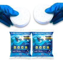 Kit Com 2 Tabletes De Cloro Organico 20g Para Piscina Desinfeta Oxida E Clarifica Kit Com 2 Tabletes De Cloro Organico 20g Para Piscina Desinfeta Oxida E Clarifica