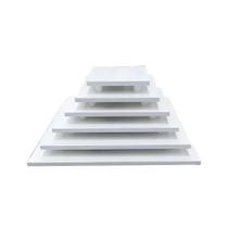 Kit com 2 tabuleiros retangular mdf branco 30x40 e 50x40 Algo mais