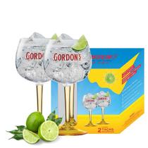 Kit Com 2 Taças Gordons De Gin Original Vidro 600ml