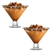 Kit Com 2 Taças Martine Pequena Acrílico Kit Com 2 Taças Martine Pequena Acrílico